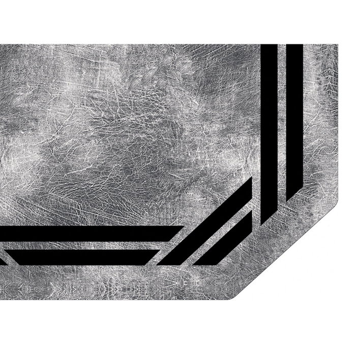 Mijölnir Juego de alfombrillas de baño gris y negro Mijölnir Juego de alfombrillas de baño gris y negro